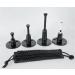New for 2022. infiniTEE Height Adjustable Golf Tee Set for Driving Range Mats. Set includes: 3 height adjustable golf tees (short, regular, tall), 1 Tee Holder for Regular Tees, and 1 Mesh Storage Bag