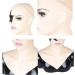 RuixFLR PVC Show Window Doll Head - Realistic Training Head for Hats Wigs Earrings & Jewelry Display - Buy Online on SooperMarket.com