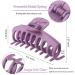6Pcs Matte Big Hair Claw Clips - Strong Hold for Thick Hair (6 Colors) - 4 Inch - Nonslip Hair Clips for Women and Girls - Buy Online on SooperMarket.com