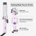VODANA Professional GlamWave 1.6" Ceramic Curling Iron - Long-Lasting Lavender Curls Instant Heat Hair Curler - International Shipping Available - Buy Online on SooperMarket.com