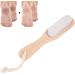 Foot file tote foot cuticle remover pedicure foot file skin callus pumice removal stone foot pedicure tool with wooden handle for pedicure and foot care - Buy Online on SooperMarket.com