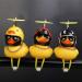 2Pcs Yellow Duck Car Ornaments - Squeeze Duck Dashboard Decorations with Propeller Helmet - Wonuu Rubber Duck Bicycle Horns for Fun and Safety - Buy Online on SooperMarket.com