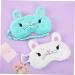 Premium White Sleeping Eye Mask - Comfortable Night Blindfold & Eye Shade for Restful Sleep | International Shipping Available - Buy Online on SooperMarket.com