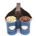 Jaiccha Ghasitaram Leather Buckle Basket Small of Cashews and Chocolate Almonds|Gift for Diwali Gifts Holi Rakhi Valentine Christmas Birthday Anniversary Her Him|