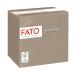 FATO disposable paper napkins ideal for aperitifs and cocktails pack with 100 napkins size 24x24 folded in 4 2-layer color gate pigeon 100% pure cellulose paper FSC certified pigeon