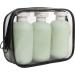 3-Pack 200ml Leak-Proof Squeeze Bottles with Flip Cap - Refillable Travel Containers for Creams Lotions & Shampoo - Buy Online on SooperMarket.com