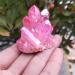 Choice of Gifts 70g Natural Angel Crystal Cluster Electroplating Titanium Coating Quartz Cluster Vibration Stone HOMEZHOU