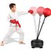 Rovtop Kids Punching Bag for Kids - Height Adjustable Boxing Set with Stand and Boxing Gloves, Thicker PVC and Stronger Spring, Christmas Birthday Gifts Toys for 4 5 6 7 8 and Up Years Old Boys Girls Speed Ball