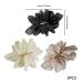 Chiffon Flower Hair Clips Set - 3PCS French Barrettes for Women and Girls in 3 Colors - Buy Online on SooperMarket.com