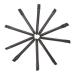 Mikinona Double Ended Makeup Brush 10 Pcs Eye Shadow Brush Sponge Makeup Applicator Foundation Sponge Makeup Brush Makeup Tools
