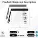 Clear Travel Toiletry Bags Airport Security Liquids Bags Travel Bags for Toiletries 20x20cm TSA Approved Travel Accessories Makeup Bags Holiday Essentials Luggage for Men Women - Buy Online on SooperMarket.com