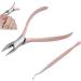 Verdant Touch Toenail Lifter Stainless Steel Toenail Nippers and Lifter Set Professional Ingrown Nail Pedicure Tools Rose Gold for Precision Nail Care - Buy Online on SooperMarket.com
