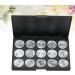 Angoily 3pcs 15 Eyeshadow Eye Shadow Empty Cosmetic Case Makeup Box Travel Concealer Lip Gloss - Buy Online on SooperMarket.com