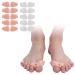 5 Pairs Soft Gel Toe Separator Spacers for Bunion Valgus Correction - Buy Online on SooperMarket.com