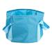 Masajeador De Pies Portable Outdoor Travel Folding Foot Bath Basin Foldable Foot Soaking Wash Basin Water Container 30x30cm Blue