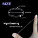 Shop Hanyousheng 500 PCs Mini Transparent Hair Ties - Elastic Bands for Kids Dreadlocks & Ponytails - Fast International Shipping - Buy Online on SooperMarket.com