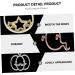 EXCEART 24pcs Epoxy alloy pendant blank hats wallet key holder bead keychain UV Resin Crafts mold witch hat - Buy Online on SooperMarket.com