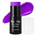 Go Ho Cream-Blendable Purple Face Paint Stick (1.06 Oz) Purple Full Body Paint Makeup Stick for Adults Children Halloween Cosplay SFX Makeup Waterproof
