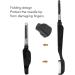 Metal Teeth Eyebrow Comb 2 in 1 Eyelash Teeth Comb Black Eyelash Brush and Comb Stainless Steel Dual Heads Foldable Grooming Teeth Eyebrow Brush for Makeup - Buy Online on SooperMarket.com