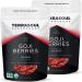 Terrasoul Superfoods Organic Goji Berries 2 Lbs (2 pack) - Large Size  Chewy Texture  Premium Quality  Lab-Tested…