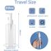 Apstaqeoo 3Pcs 200ML Empty Lotion Dispenser Refillable Clear Plastic Oval Travel Bottles Makeup Cosmetic Flat Container Dispenser with Pump Head for Gel Cream Shampoo Massage Cleansing Oil 3pcs X 200ml - Buy Online on SooperMarket.com