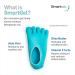 NatraCure 5-Toe Gel Lined Moisturizing Socks with Aloe & Shea Infusion - Hydrating Spa Socks for Soft, Smooth Feet - Ideal for Dry, Cracked Heels - Small - Buy Online on SooperMarket.com