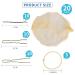 55PCS Blonde WeKen Hair Nets for Buns - Invisible Hairnets for Women, Perfect for Dance & Ballet - Buy Online on SooperMarket.com