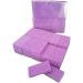 70-Piece Pedicure Exfoliator Kit: Disposable Pumice Stone, Sponge Scrubber, Callus Remover, Nail Files - Purple - Buy Online on SooperMarket.com