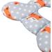 Baby Car Seat Travel Neck Pillow - Cute Fox Design | Infant Head Support Cushion for Pushchair, Stroller, Car Seat | Soft U-shaped Neck Rest Protector - Buy Online on SooperMarket.com