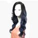 SHIYID Lace Front Wig Synthetic Loose Wave Long Side Part Wigs For Black Women Heat Resistant African American Hair