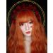 YEESHEDO Ginger Long Hair Wigs | Natural Curly Wavy Synthetic Wig with Fringe | 28 Copper Red Orange Wig for Parties and Cosplay - Buy Online on SooperMarket.com