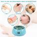 Waxkiss Electric Hot Wax Warmer Machine - Touch Control Display, Teal Green - Hair Removal Wax Heater for Hard Wax Melting - Buy Online on SooperMarket.com