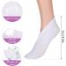 Heyu-Lotus Moisturizing Socks - 6 Pairs Overnight Foot Spa Cotton Socks for Dry Cracked Feet - Buy Online on SooperMarket.com