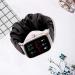 Compatible for Popglory P22 Band  Fabric Elastic Scrunchie Elastic Women Cute Replacement Straps Compatible for Popglory P22 / Donerton Smartwatch / iTouch Air 3 / IOWODO R3Pro Smartwatch Black - Buy Online on SooperMarket.com
