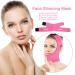 Face Slimming V Face Line Belt | Breathable Chin Lift Up Anti Wrinkle Sleep Strap - Red - Buy Online on SooperMarket.com