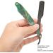 Foldable Manual Razor - Professional Straight Edge Razor with Acrylic Handle Stainless Steel Portable & Safe for Home Salon & Hairdresser - Buy Online on SooperMarket.com