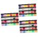 Baluue 72 Boxes Nail Crystal Powder DIY Manicure Powder Yn Nail Products Pigment Powder for Nails Pp