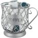 capsule coffee storage creamer container coffee espresso Fruit Storage Basket concentrate Fruit tray 20x19cm Silver - Buy Online on SooperMarket.com