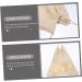 BELLIFFY Hair Dryer Storage Bag Drawstring Bags Multi-use Bag Travel Supplies Cosmetic Bags Storage Organizers Portable Bags Creative Storage Bag Hair Blower Bag Hair Dryer Organizers 32x28x0.6cm Beige - Buy Online on SooperMarket.com