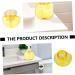 Fomiyes 4-Piece Flower Bubble Bottle Set | Mini Plastic Containers & Foam Soap Dispenser | Transparent 9.7x9.7x16.3cm - Ideal for Home & Travel - Buy Online on SooperMarket.com