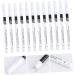 Mikinona 24pcs Eyeliner Pencil Brown Eyeshadow Glitter Eyeshadow Brown Eye Liner Pencil Wooden Pole White - Buy Online on SooperMarket.com