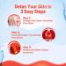 Detan+ Smoothie Face Wash with Cherry Tomato | Reduce Tanning & Hydrate Skin | Gentle Cleanser for Dirt & Oil | 3.38 Fl Oz | Shop Now - Buy Online on SooperMarket.com