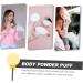 Anneome Powder Puff Washable Puff Tooth Gems Makeup Puffs Face Body Sponge Round Puffs Large Puff Face Cosmetic Puff Beauty Puff Super Soft Long Hair Makeup Tools Child Fragrance - Buy Online on SooperMarket.com