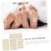 KOMBIUDA 4sheets Latex Corn Stickers Stickers Toe Corn Pad Corn Pads for Toe Cushions Toe Separator Gel Corn Toe Corn Remover Toe Pad Bunion Pads Foot Patch Latex Sponge Feet - Buy Online on SooperMarket.com