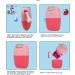 Facial Beauty Ice Roller Cooling Compress Skin Firming Ice Facial Roller for Skin Care (Pink) - Buy Online on SooperMarket.com