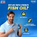1500 Mg Triple Strength Fish Oil Omega 3 Capsules For Men & Women 120 Softgels 900Mg (540 Mg Epa & 360 Mg Dha) Improves Memory Protects Vision No Fishy Aftertaste Supports Family Health Omega-3 Fish Oil Supplement - 1500 mg Fish Oil Pills with EPA DHA and - Buy Online on SooperMarket.com
