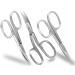 Finger and foot nail scissors set 3-piece toenail scissors straight + curved