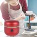 Mini Electric Pottery Wheel Machine | Adjustable Speed with Tray | Ideal for Kids, Beginners, and Ceramics Art | Red - Buy Online on SooperMarket.com
