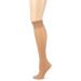 ELBEO women's support stockings semi-transparent 39-42 skin colour (3300 Gobi)