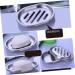 Ciieeo Soap Rack Soap Holder Soap Container Rack Soap Box Double Layer - Buy Online on SooperMarket.com